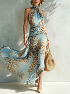 Desirè - Glamorous Animal-Print Dress