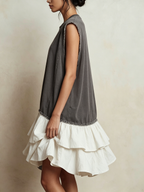 Ilaria | Casual Color Block Dress, Loose Fit, Vacation Style
