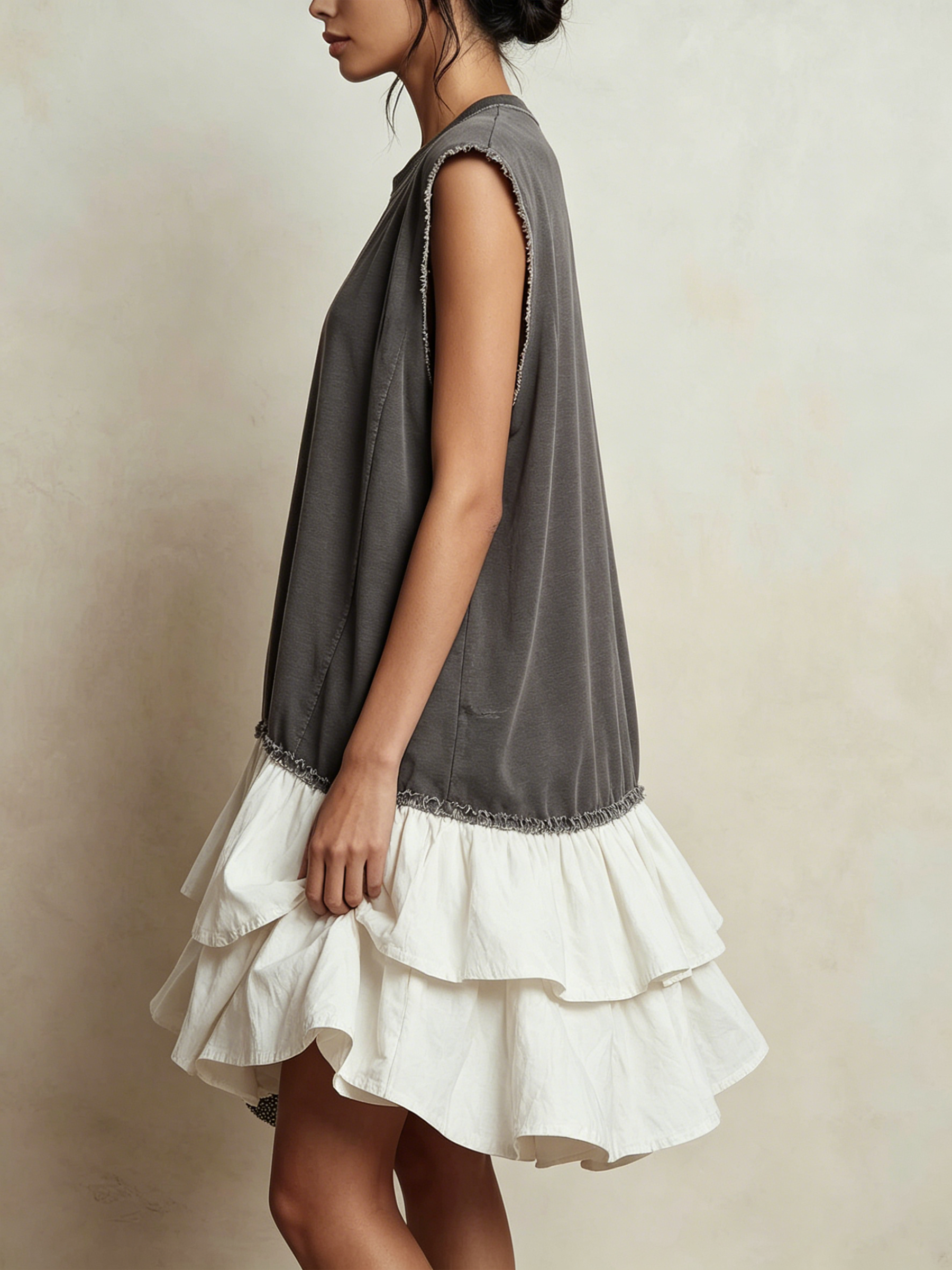Ilaria | Casual Color Block Dress, Loose Fit, Vacation Style