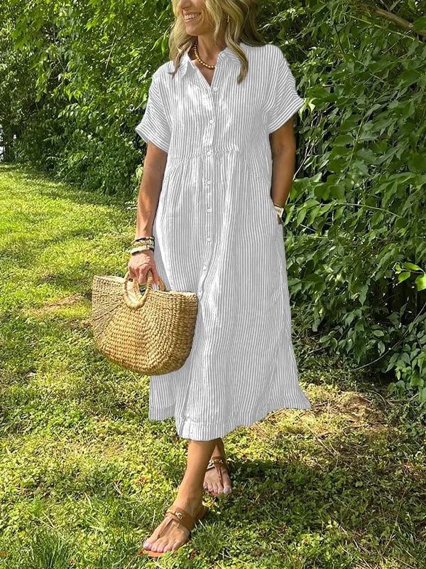 Malina | Dress maxi Stripes