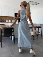 Isabelle | Maxi Dress Denim