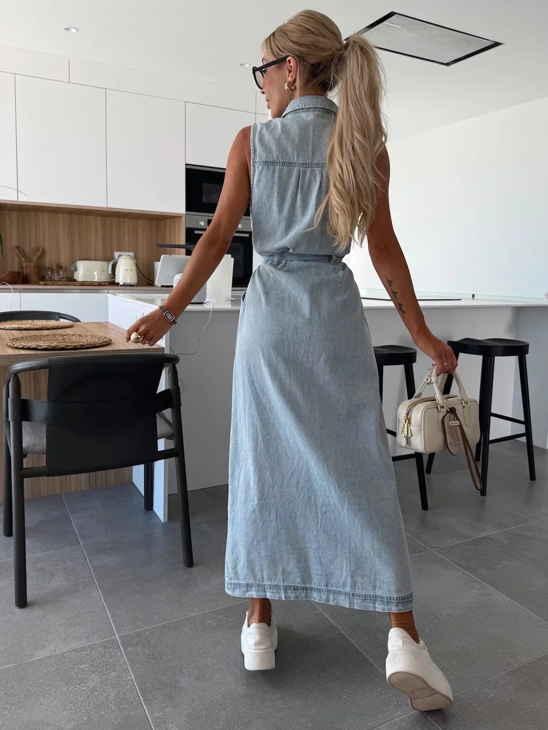 Isabelle | Maxi Dress Denim