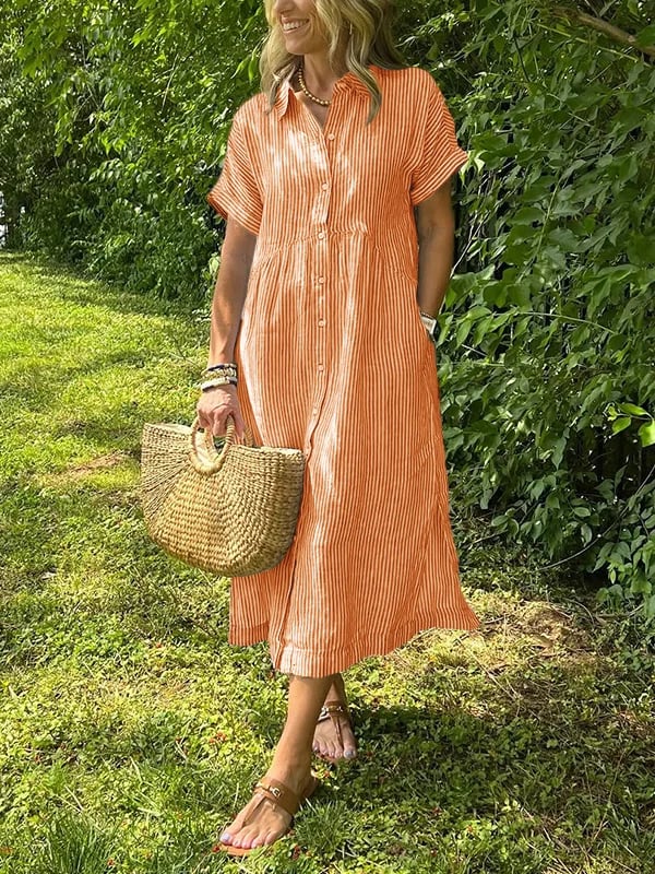 Malina | Dress maxi Stripes