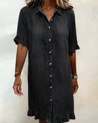 Sadie | Dress Denim Comfortable with Plis Flatteurs