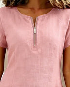 Amoura| Dress in Cotton with fermeture éclair