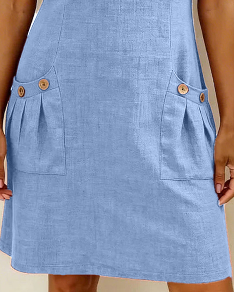 Amoura| Dress in Cotton with fermeture éclair