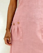 Amoura| Dress in Cotton with fermeture éclair
