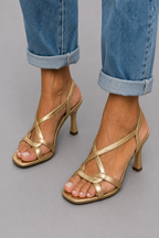 Cassie | Golden Summer Charm Heels