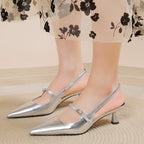 Stella | Slingback Kitten Heels