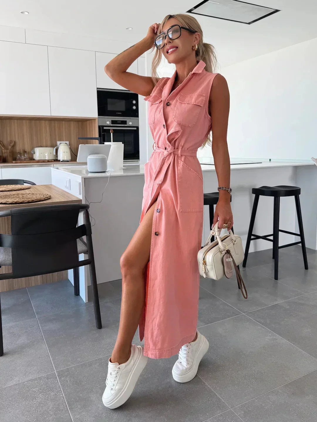 Isabelle | Maxi Dress Denim
