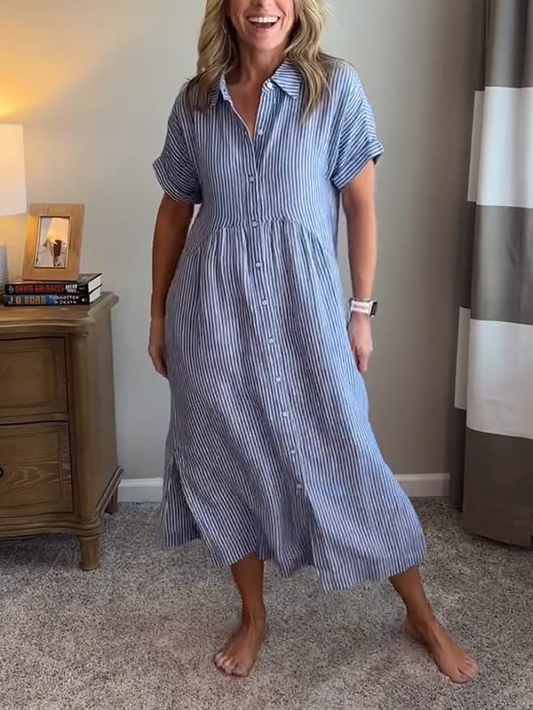 Malina | Dress maxi Stripes