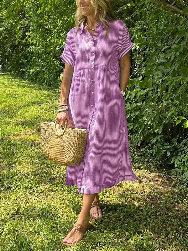 Malina | Dress maxi Stripes