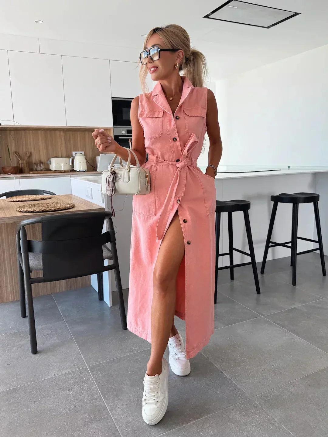 Isabelle | Maxi Dress Denim