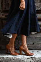 Elizabeth | Comfortable Low-Heel Sandals for Everyday Use