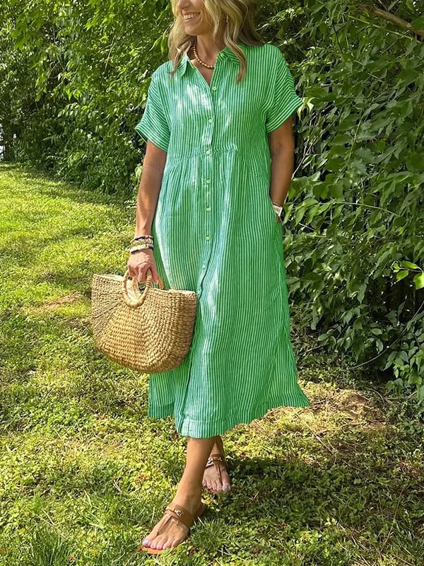 Malina | Dress maxi Stripes