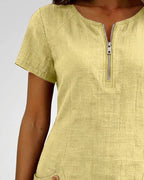 Amoura| Dress in Cotton with fermeture éclair