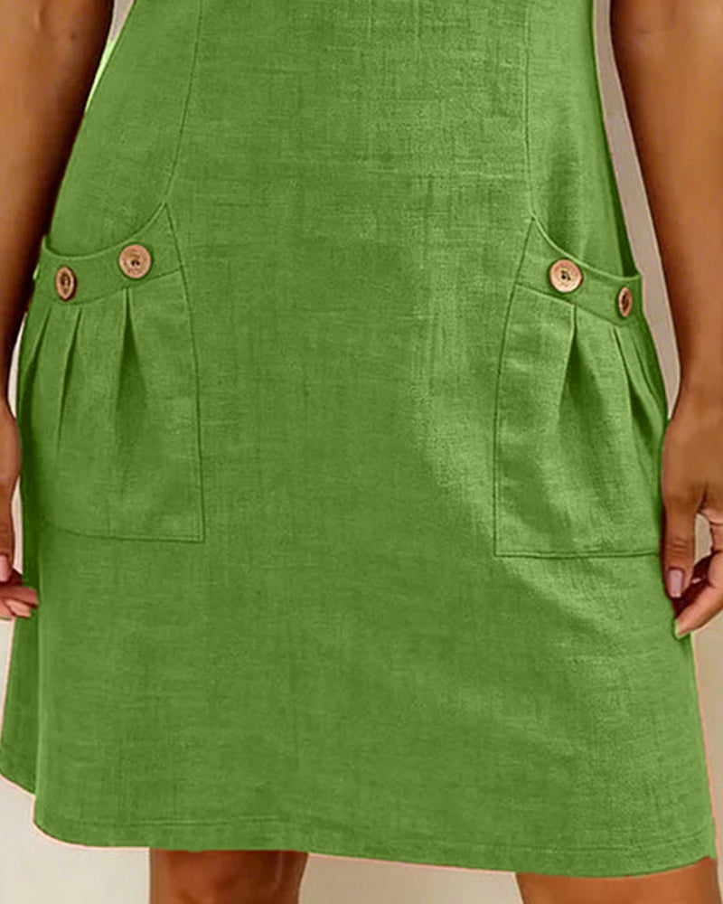 Amoura| Dress in Cotton with fermeture éclair