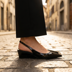 Elena | Elegant Slingback Wedge Heels
