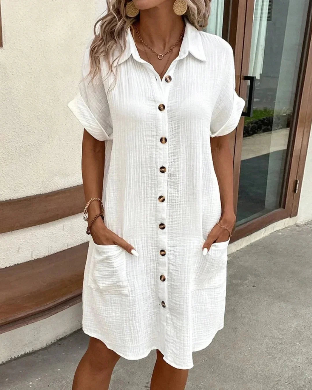 ÉLOISE | Summer Elegant Dress Neckline in V