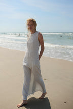Linen Maxi Summer Bow Dress FLORA